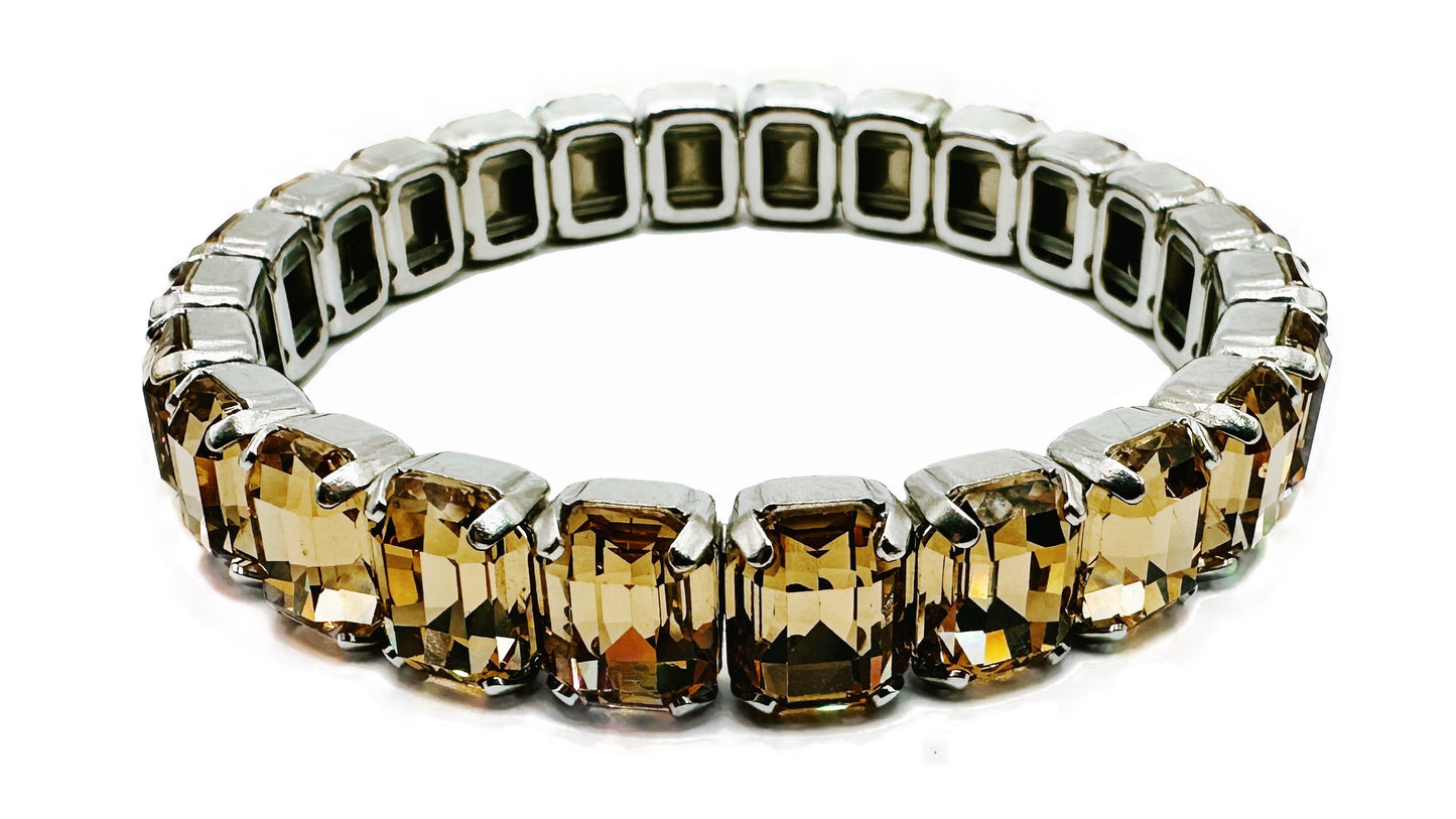 Bracciale elastico con pietre B40