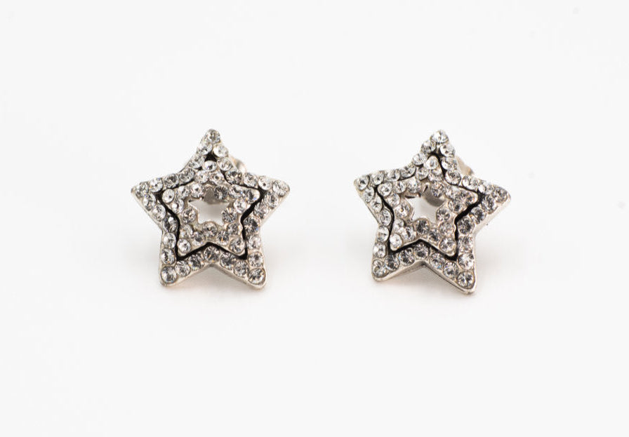 Orecchini stelline sovrapposte O17